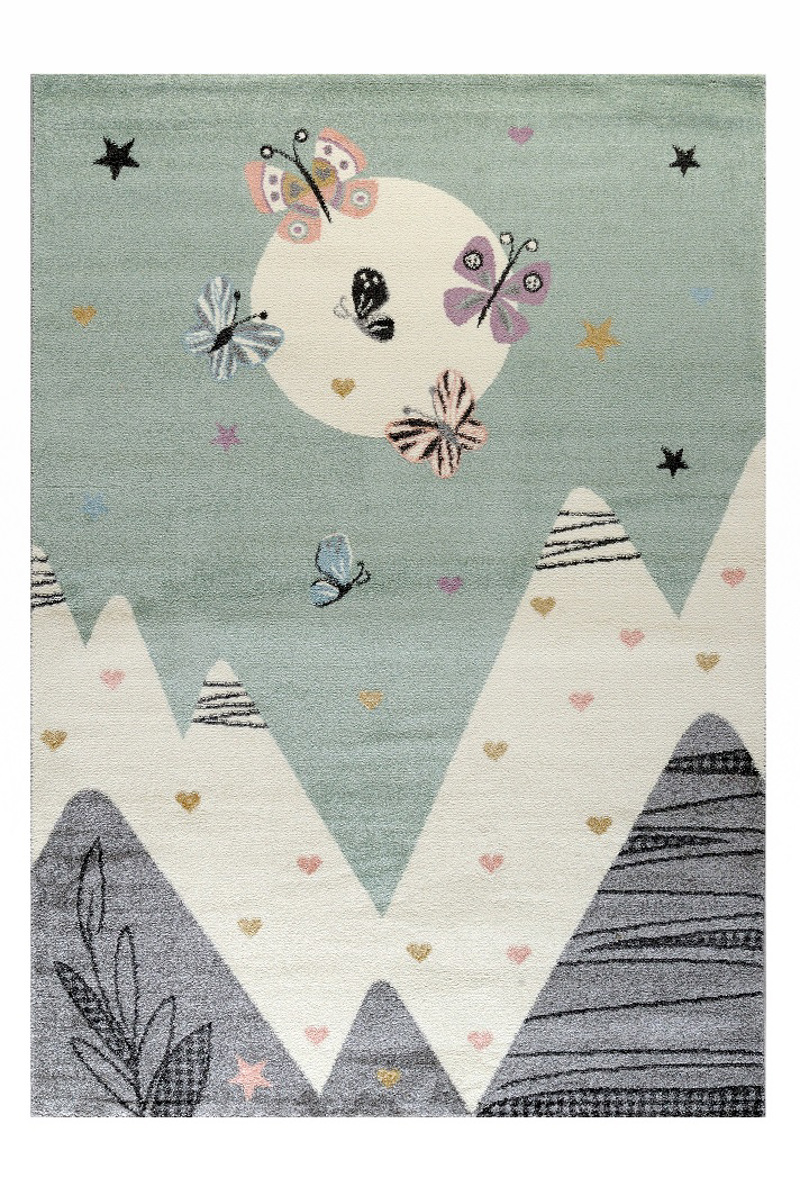 Χαλιά agiovlasitishome - ΣΗΜΑΝΤΙΚΟ: Σε περίπτωση διαφοράς τιμής από το κατάστημα ισχύει παντα και μόνο η τιμή του καταστήματος Tzikas Carpets Παιδικό Χαλί SOUND Πράσινο-Μέντα 133x190