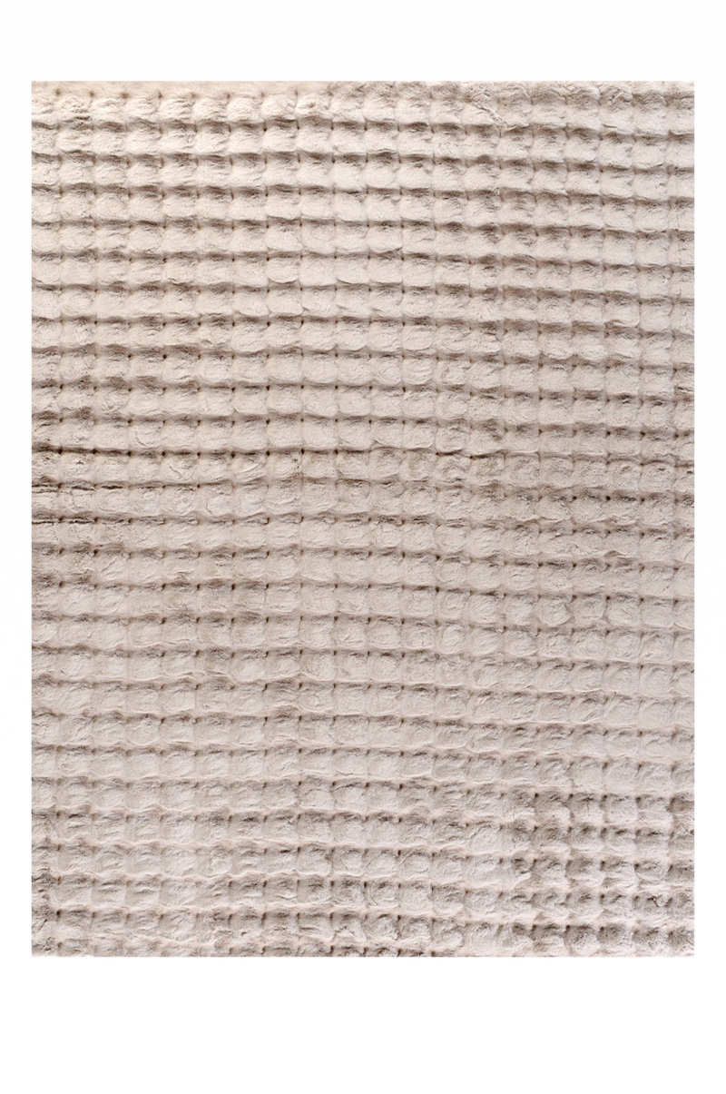 Tzikas Carpets Στρογγυλό Χαλί FUZZY Μπεζ Φ160cm 26164-0