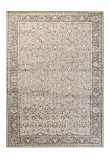 Tzikas Carpets Στρογγυλό Χαλί CRUSH Γκρι Φ160cm 66690-095