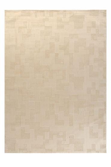 Tzikas Carpets Σετ Χαλιά SIGNATURE Λευκό-Κρεμ 80x150cm 68931-060