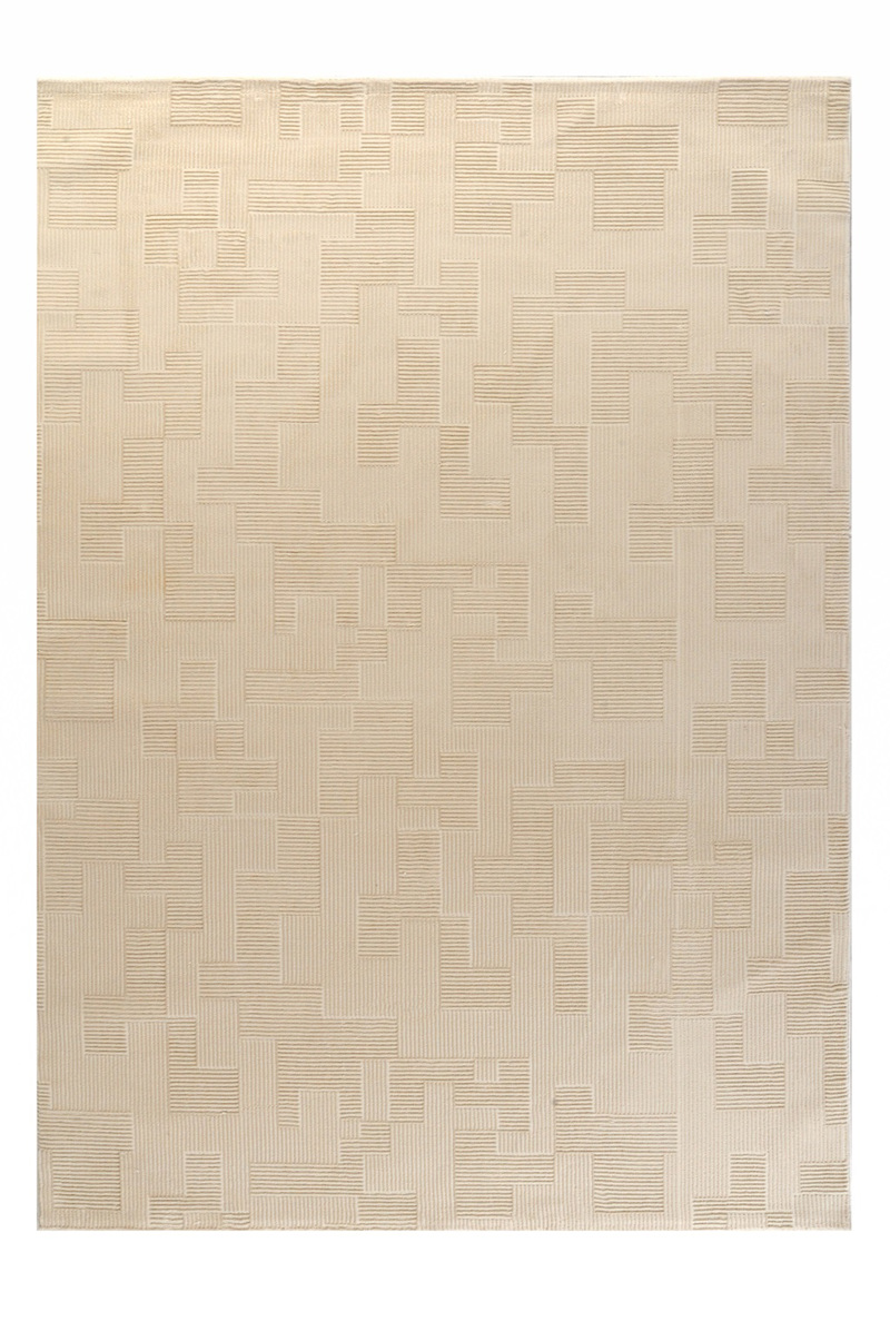 Tzikas Carpets Σετ Χαλιά SIGNATURE Λευκό-Κρεμ 80x150cm 