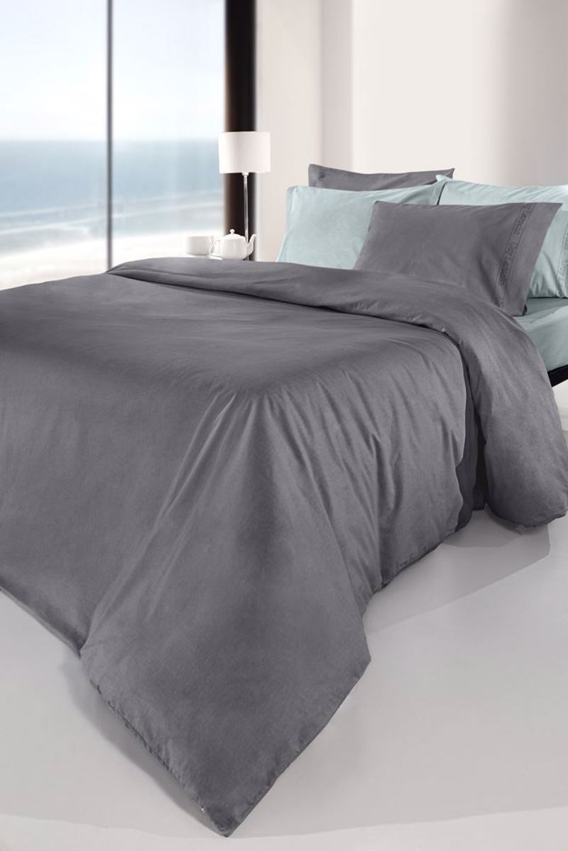 Guy Laroche Μονό Σεντόνι Easy Iron με Λάστιχο Color Plus Anthracite 100x200cm