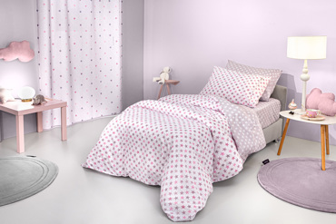 Guy Laroche Σετ των 3 Παιδικά Σεντόνια Cosmos Pudra 165x250