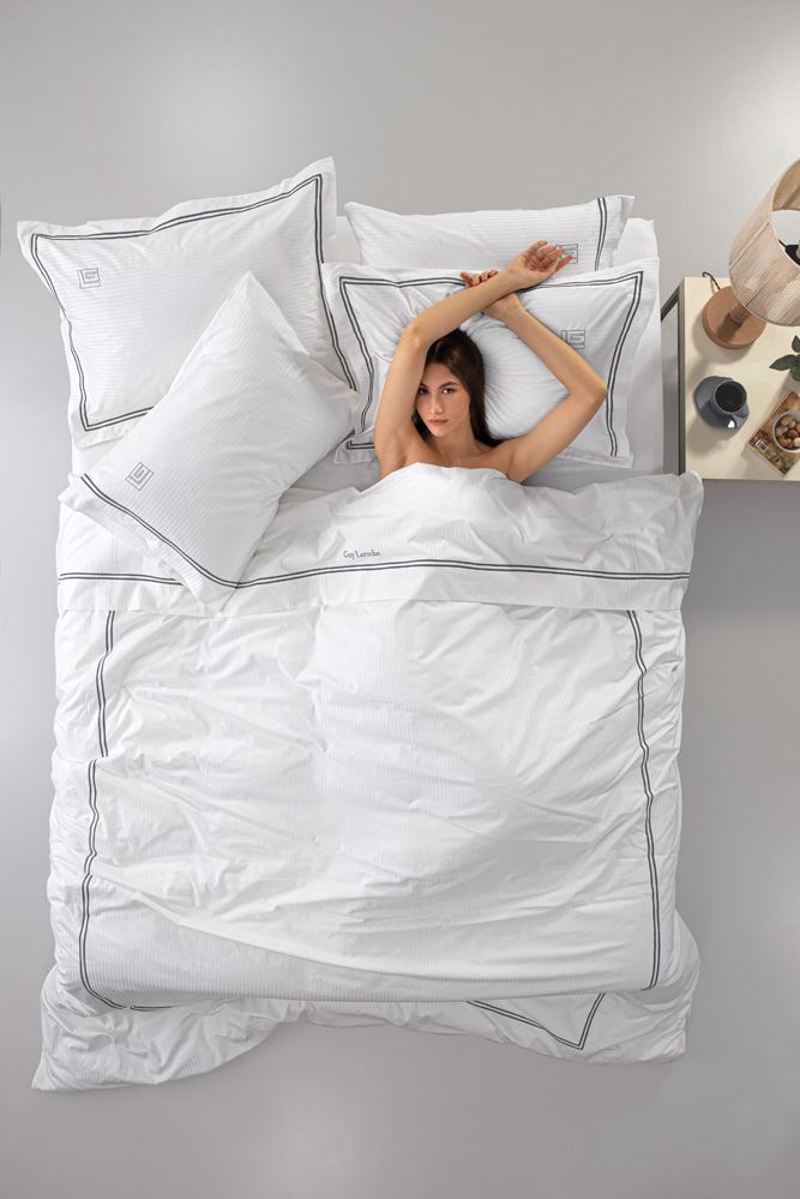 Guy Laroche Υπέρδιπλη Παπλωματοθήκη Nice Anthracite 225x245cm