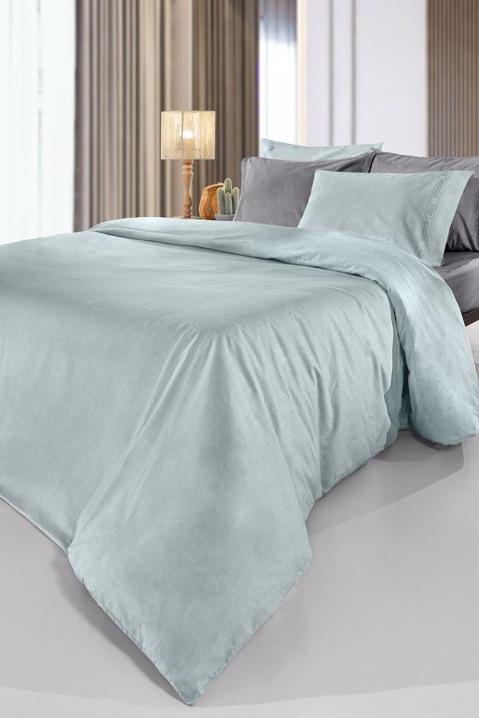 Guy Laroche Μονή Παπλωματοθήκη Easy Iron Color Plus Mint 165x225cm Guy Laroche Moni Paplomatothiki Easy Iron Color Plus Mint 165x225cm