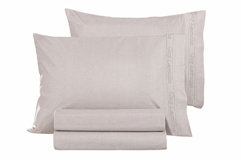 Guy Laroche Ζεύγος Μαξιλαροθήκες Easy Iron Color Plus Perla 50x70cm