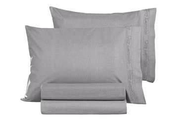 Guy Laroche Ζεύγος Μαξιλαροθήκες Easy Iron Color Plus Silver 50x70cm