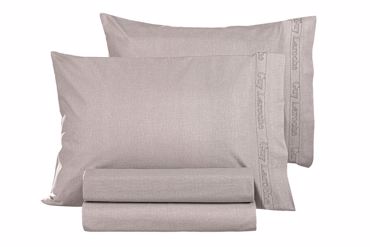 Guy Laroche Ζεύγος Μαξιλαροθήκες Easy Iron Color Plus Melanze 50x70cm