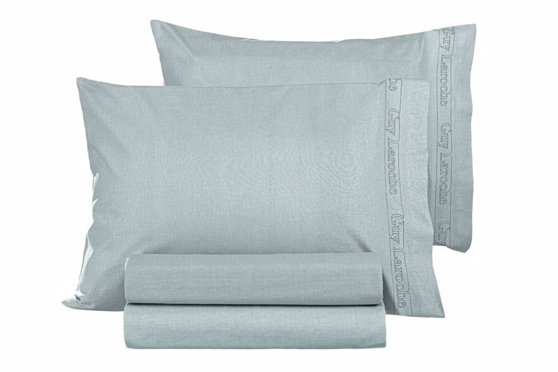 Guy Laroche Ζεύγος Μαξιλαροθήκες Easy Iron Color Plus Mint 50x70cm