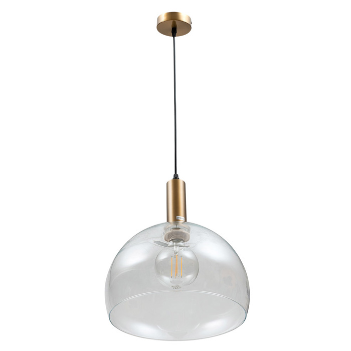 ArLight Kremasto Fotistiko Orofis PDT 1458 TR Monofoto Metalliko/Gyalino Diafano 28x120cm E27 0083572