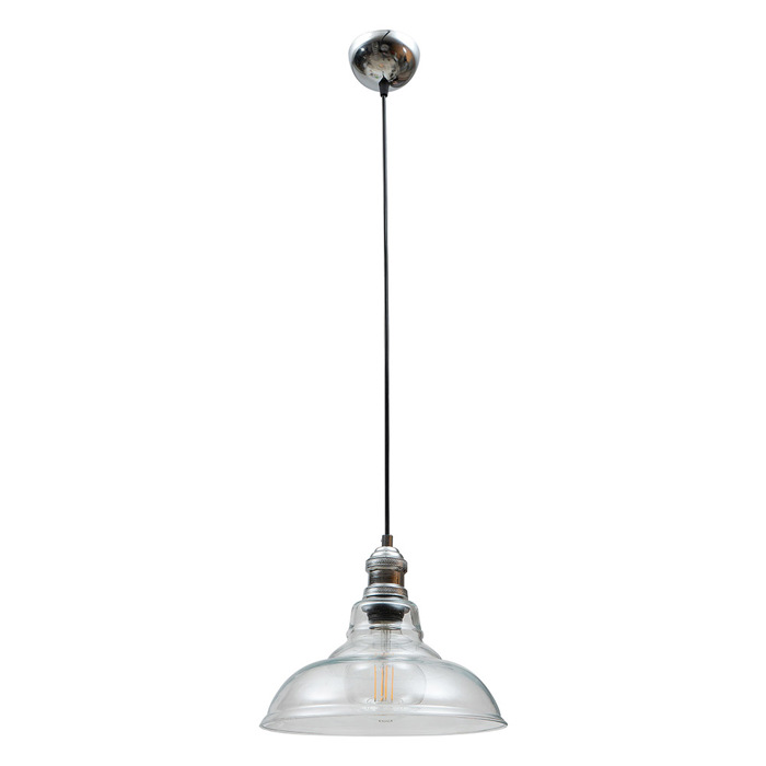 ArLight Kremasto Fotistiko Orofis PDT 1459 TR Monofoto Metalliko/Gyalino Diafano 28x117cm E27 0083574