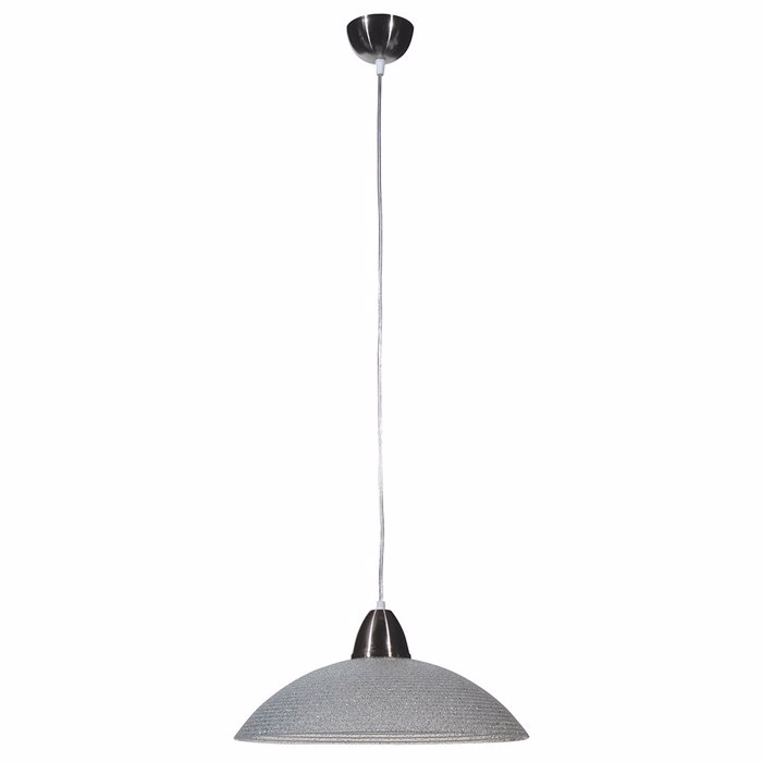 ArLight Kremasto Fotistiko Orofis PDC 8023/40 Monofoto Metalliko/Gyalino Nikel/Lefko me Kuklous F40x100cm E27 0084332