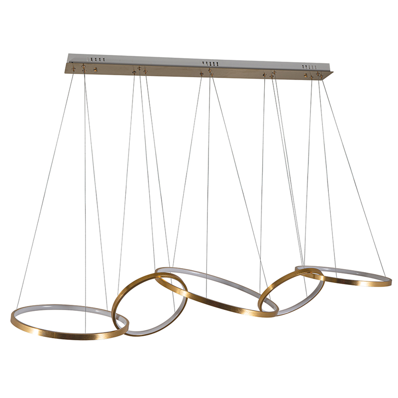 ARlight - ΣΗΜΑΝΤΙΚΟ: Σε περίπτωση διαφοράς τιμής από το κατάστημα ισχύει παντα και μόνο η τιμή του καταστήματος ArLight Κρεμαστό Φωτιστικό Οροφής PDC 683-5 GD Μεταλλικ