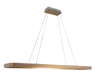 ArLight Kremasto Fotistiko Orofis PDC 682-1 GD Metalliko/PVC Xruso Mat 120x25x100cm LED Fusiko Lefko 0103474