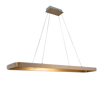 ArLight Kremasto Fotistiko Orofis PDC 682-1 GD Metalliko/PVC Xruso Mat 120x25x100cm LED Fusiko Lefko 0103474