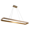 ArLight Kremasto Fotistiko Orofis PDC 682-1 GD Metalliko/PVC Xruso Mat 120x25x100cm LED Fusiko Lefko 0103474