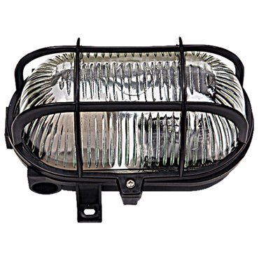 ArLight Απλίκα Τοίχου Εξωτερικού Χώρου WLC 2010 BK ''Χελώνα'' Μονόφωτη Γυάλινη/Πλαστική Μαύρη 17.5x12.5x10.5cm Ε27 0144083