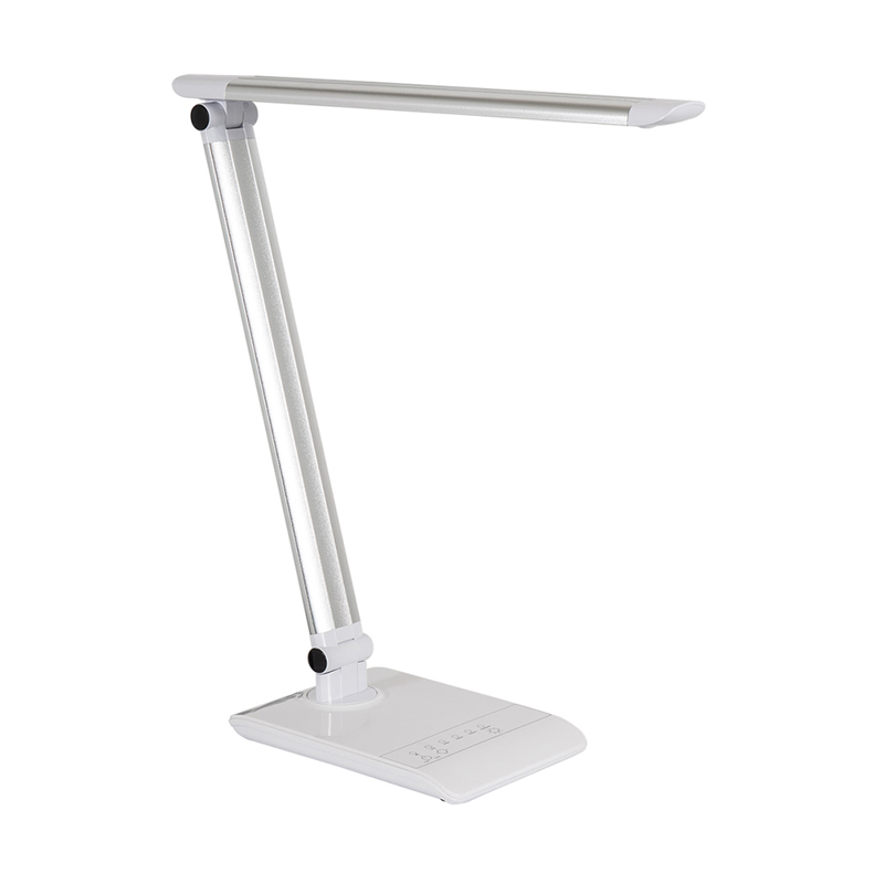 ARlight - ΣΗΜΑΝΤΙΚΟ: Σε περίπτωση διαφοράς τιμής από το κατάστημα ισχύει παντα και μόνο η τιμή του καταστήματος ArLight Πορτατίφ Γραφείου ''TLC 004 SL'' Λευκό/Ασημί Πλ