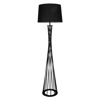 ArLight Fotistiko Dapedou FLC 8261 BK Monofoto Metalliko/ufasmatino Mavro F45x165cm E27 0164025