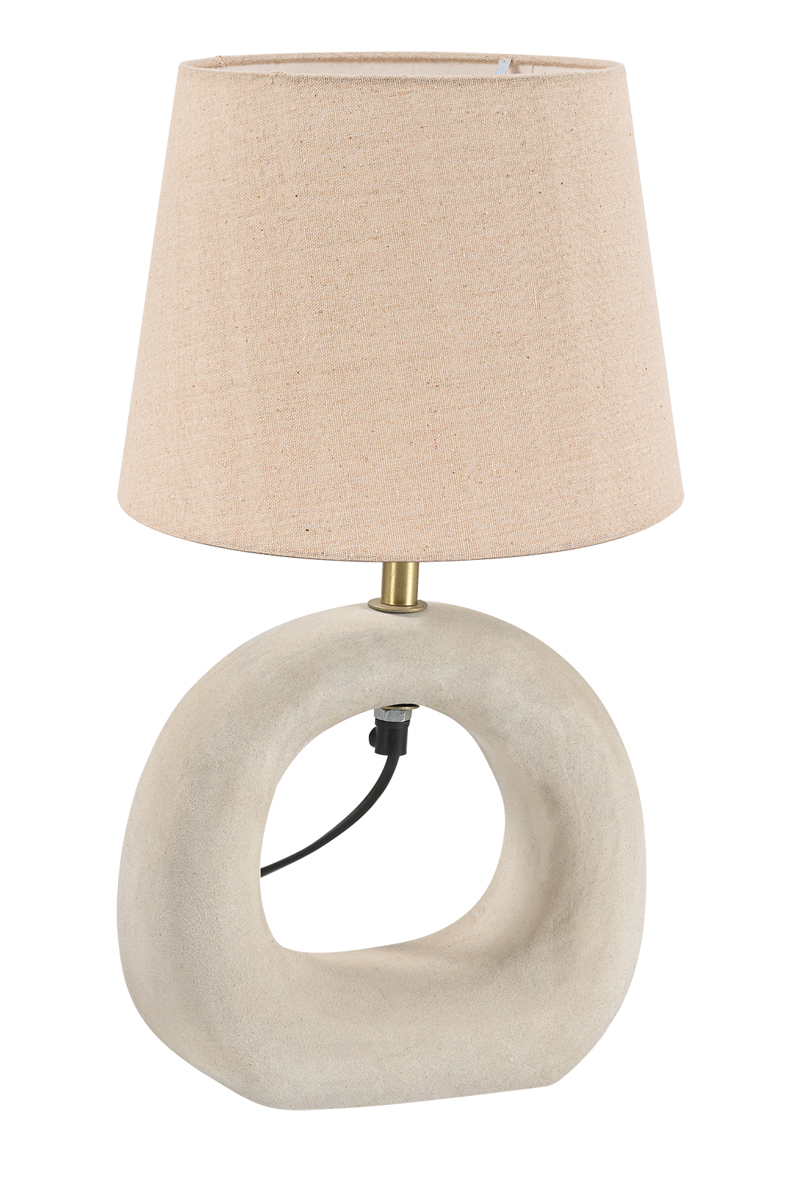 Διακοσμητικά Επιτραπέζια agiovlasitishome - ΣΗΜΑΝΤΙΚΟ: Σε περίπτωση διαφοράς τιμής από το κατάστημα ισχύει παντα και μόνο η τιμή του καταστήματος ArLight TLI 6337 30 BG Πορτατίφ Λευκό Ξύλινο με Στρογγυ