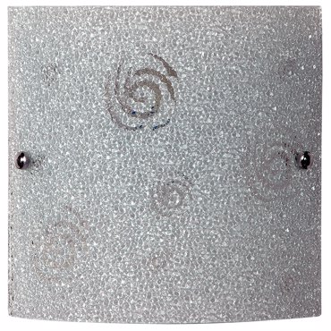 ArLight Απλίκα Τοίχου ''WLC 6002'' Μονόφωτη Γυάλινη Λευκή με Κύκλους Ε27 60W 23x7x23cm 0304107