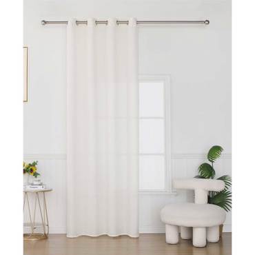 Βιοκαρπέτ Home Κουρτίνα Γάζα 'Soraya' 140x265/270cm με Τρουκς 300-02