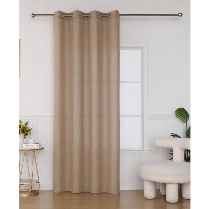 Βιοκαρπέτ Home Κουρτίνα 'Felicia' με υφή λινού 140x285cm με Τρουκς UK01-04