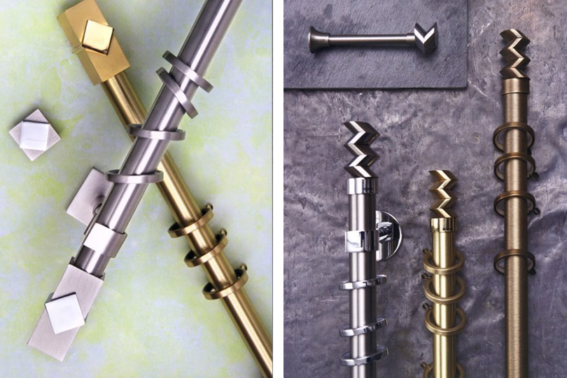 κουρτινοξυλα inox bronze