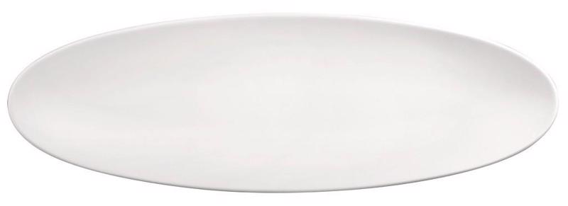 Πιατέλα Πορσελάνης Οβάλ Στενόμακρη Λευκή 35.2Χ11.5Χ2.1c