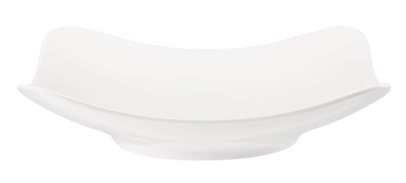 Πιάτο Βαθύ Πορσελάνης Τετράγωνο Λευκό Φ25.9Χ6.1cm 001.7