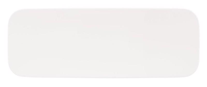 Πιατέλα Πορσελάνης Ορθογώνια Ρηχή Λευκή 38.5Χ14.2Χ2.5cm