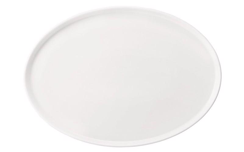 Πιατέλα Πορσελάνης Οβάλ Λευκή 36.6X26X2.4cm 001.751095K
