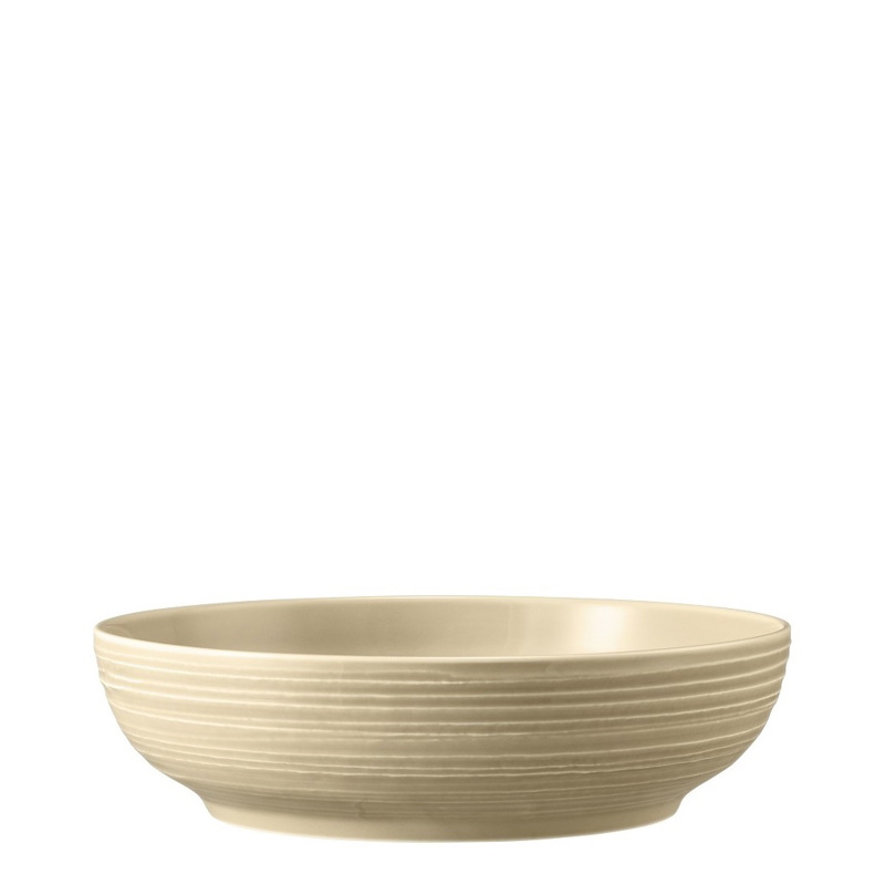 Υαλικά agiovlasitishome - ΣΗΜΑΝΤΙΚΟ: Σε περίπτωση διαφοράς τιμής από το κατάστημα ισχύει παντα και μόνο η τιμή του καταστήματος Σαλατιέρα Στρογγυλή Πορσελάνης Μπεζ Φ25X6.6cm 001.76497