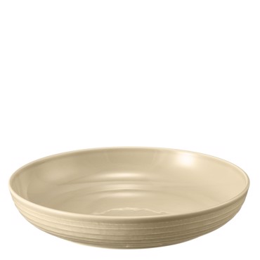 Σαλατιέρα Πορσελάνης Στρογγυλή Μπεζ Φ28.4X5.4cm 001.764973K2 Espiel