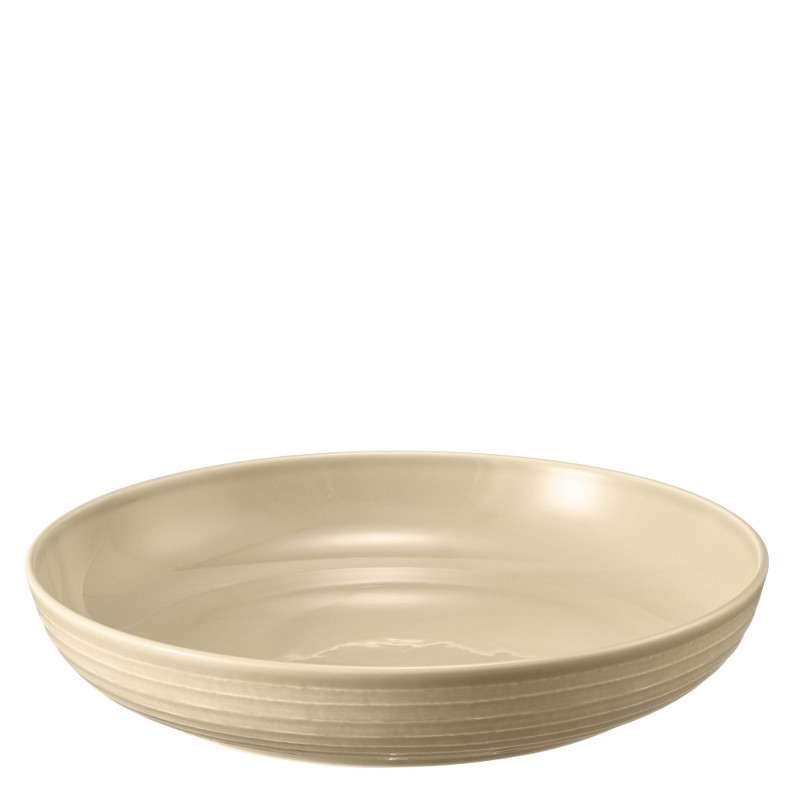 Υαλικά agiovlasitishome - ΣΗΜΑΝΤΙΚΟ: Σε περίπτωση διαφοράς τιμής από το κατάστημα ισχύει παντα και μόνο η τιμή του καταστήματος Σαλατιέρα Πορσελάνης Στρογγυλή Μπεζ Φ28.4X5.4cm 001.764