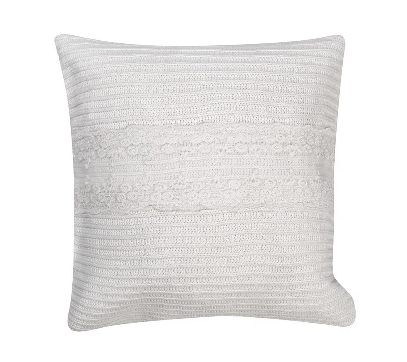 Espiel - ΣΗΜΑΝΤΙΚΟ: Σε περίπτωση διαφοράς τιμής από το κατάστημα ισχύει παντα και μόνο η τιμή του καταστήματος Μαξιλάρι Λευκό Βαμβακερό με Γέμιση 45Χ45εκ ARF205 Espie