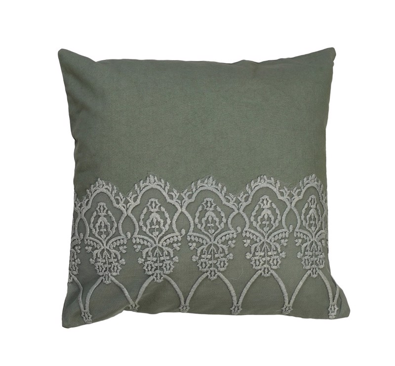 Μαξιλάρι Πράσινο Βαμβακερό με Γέμιση 45Χ45εκ ARF207 Esp