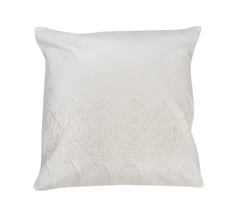 Μαξιλάρια διακοσμητικά agiovlasitishome - ΣΗΜΑΝΤΙΚΟ: Σε περίπτωση διαφοράς τιμής από το κατάστημα ισχύει παντα και μόνο η τιμή του καταστήματος Μαξιλάρι Λευκό Βαμβακερό με Γέμιση 45Χ45εκ ARF208 Espie