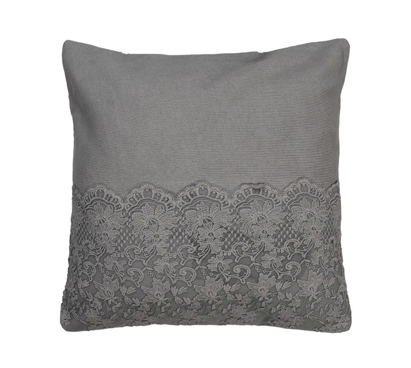 Μαξιλάρια διακοσμητικά agiovlasitishome - ΣΗΜΑΝΤΙΚΟ: Σε περίπτωση διαφοράς τιμής από το κατάστημα ισχύει παντα και μόνο η τιμή του καταστήματος Μαξιλάρι Γκρι Βαμβακερό με Γέμιση 45Χ45εκ ARF213 Espiel