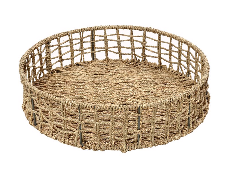 Διακοσμητικά Επιτραπέζια agiovlasitishome - ΣΗΜΑΝΤΙΚΟ: Σε περίπτωση διαφοράς τιμής από το κατάστημα ισχύει παντα και μόνο η τιμή του καταστήματος Καλάθι Ψάθινο Μπεζ Κυκλικό 30εκ AST806 Espiel
