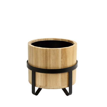 Σαμπανιέρα BAVARIA Ξύλινη Επιτραπέζια S Φ19.5x22cm AST862 Espiel