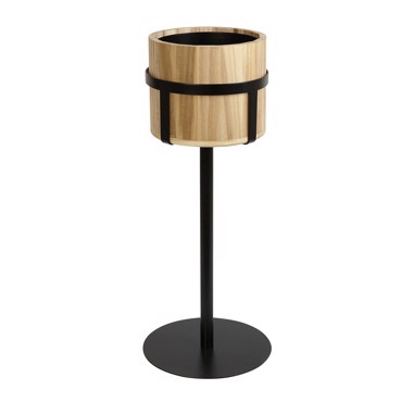 Σαμπανιέρα BAVARIA Ξύλινη Επιδαπέδια L Φ28x80cm AST863 Espiel