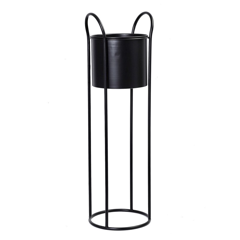 Σαμπανιέρα Μεταλλική Στρογγυλή με Βάση Μαύρη Φ21.5x76cm ATG121 Espiel