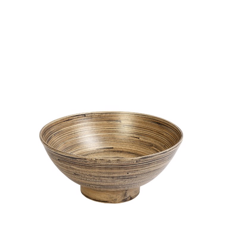 Espiel - ΣΗΜΑΝΤΙΚΟ: Σε περίπτωση διαφοράς τιμής από το κατάστημα ισχύει παντα και μόνο η τιμή του καταστήματος Στρογγυλό Μπωλ ''BALI'' Bamboo Φ25x15cm BAB113 Espiel