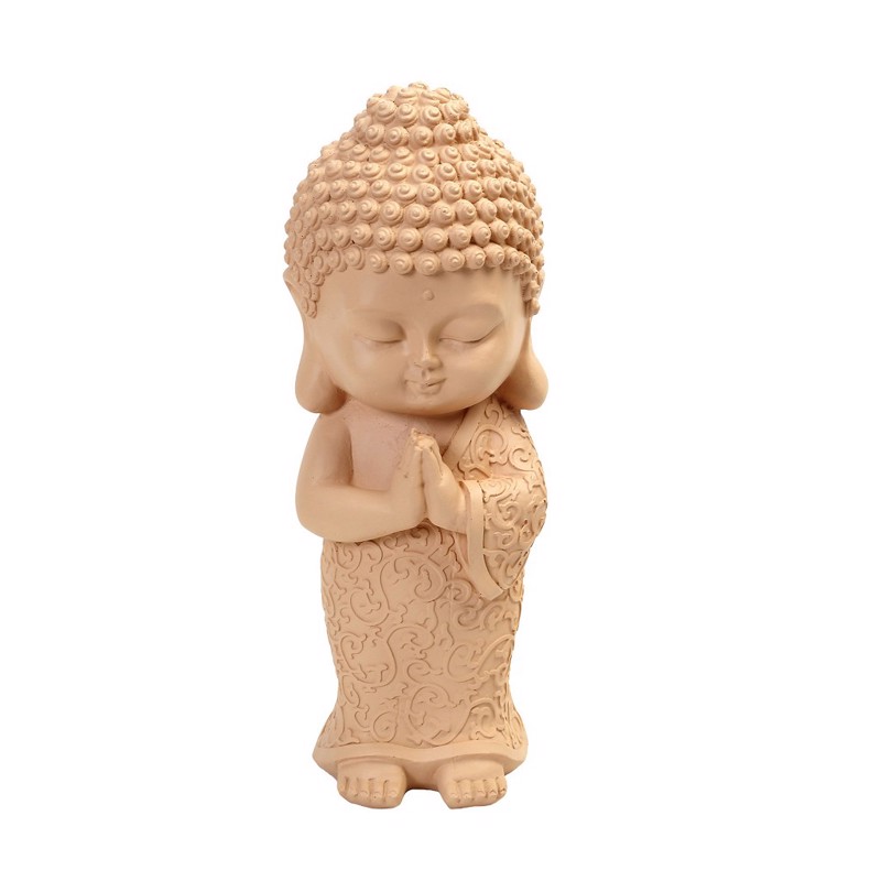 Φιγούρα Βούδας Resin Μπεζ Φ9.5x25.8cm BOD103 Espiel