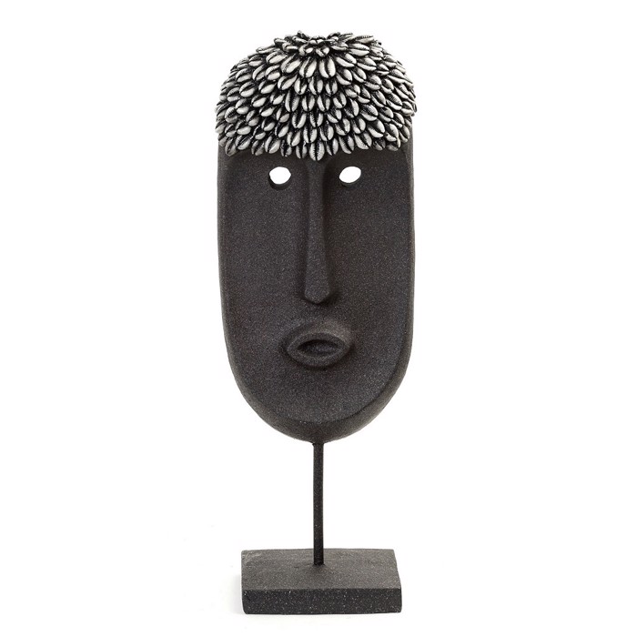 Figura Prosopo se Basi Resin Mavri 19.5x10x52cm BOD126 Espiel