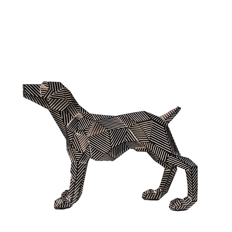 Φιγούρα Σκύλος Γεωμετρική Μαύρη 29.5x10.5x21.5cm CIN105 Espiel