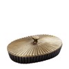 Kouti me Kapaki Alouminiou Ggri/Xruso Obal 25.5X17.5X8cm DEP128 Espiel