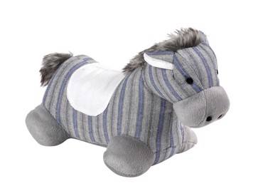 Στοπ Πόρτας ''Ιπποπόταμος'' Υφασμάτινο Γκρί 34x16x24cm DOG307 Espiel