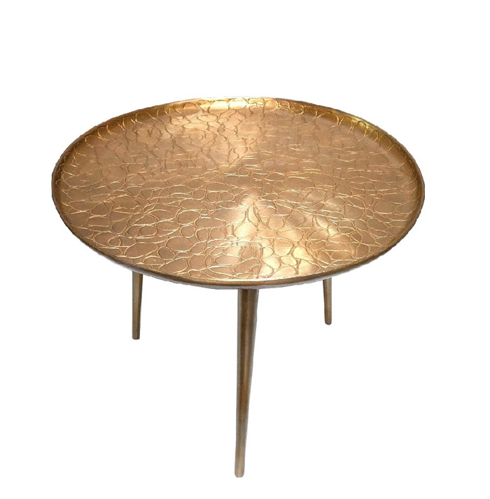 Trapezaki Alouminiou Xruso Strongulo 57Ek